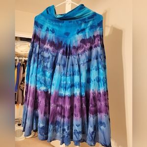Tie-dye skirt